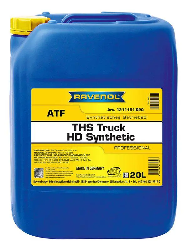 RAV ATF THS TRUCK HD SYNTHETIC 20 L