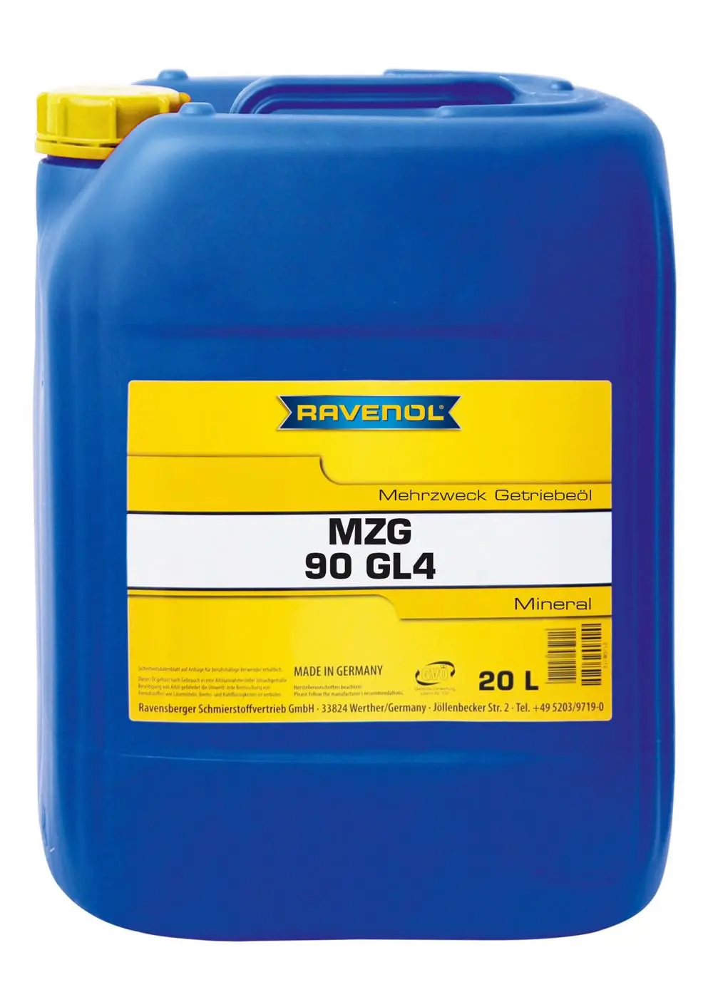 RAVENOL Getriebeoel MZG SAE 90 GL 4  20 L